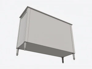 Ellipse Elit Chest of 8 Drawers 3D Model