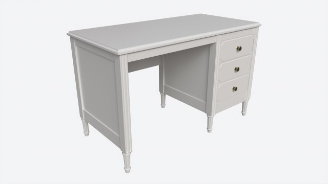 Ellipse Elit Desk 3D Model .c4d .max .obj .3ds .fbx .stl .blend 