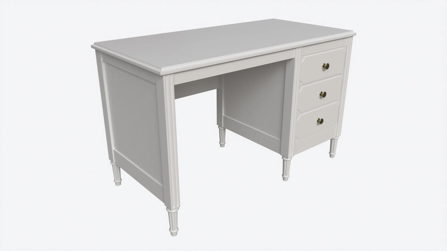 Ellipse Elit Desk 3D Model .c4d .max .obj .3ds .fbx .stl .blend 