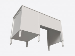 Ellipse Elit Desk 3D Model