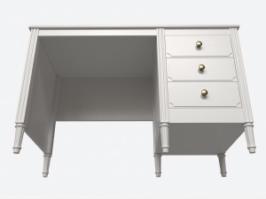 Ellipse Elit Desk 3D Model