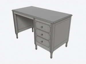 Ellipse Elit Desk 3D Model