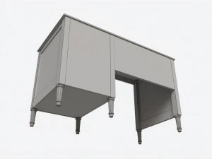 Ellipse Elit Desk 3D Model