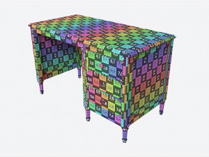 Ellipse Elit Desk 3D Model