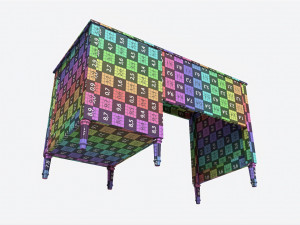 Ellipse Elit Desk 3D Model