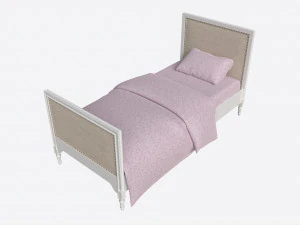 Cama Ellipse Elit para adolescentes Modelo 3D