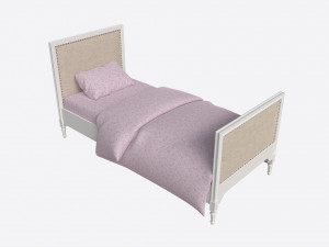 Ellipse Elit Teenagers Bed 3D Model