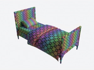 Ellipse Elit Teenagers Bed 3D Model