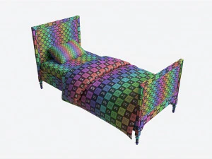 Ellipse Elit Teenagers Bed 3D Model