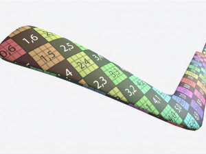 B&acirc;ton de gardien de but de hockey sur glace Modèle 3D