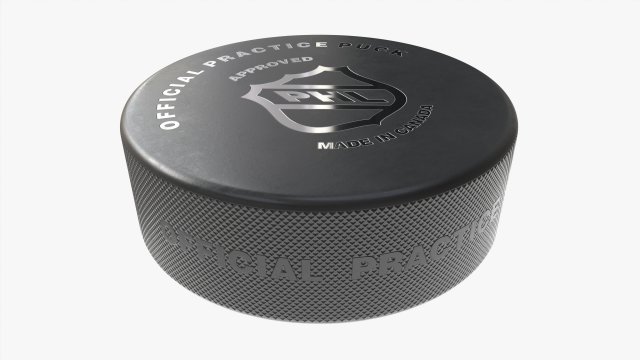 Ice Hockey Puck 3D Model .c4d .max .obj .3ds .fbx .stl .blend 
