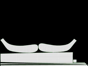 Ice Hockey Stick 3D Model