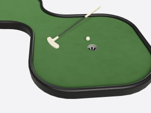 Miniature Golf Course 01 3D 模型