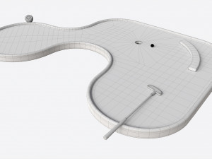 Miniature Golf Course 02 3D Model