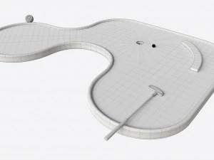 Miniature Golf Course 02 3D Model