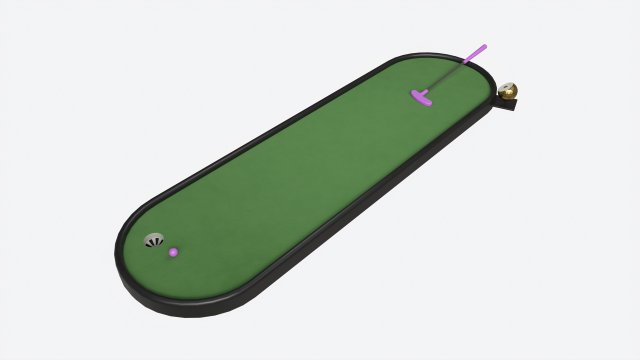 Miniature Golf Course 04 Model 3D .c4d .max .obj .3ds .fbx .stl .blend 