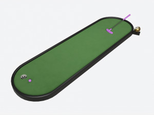 Miniature Golf Course 04 3D Model