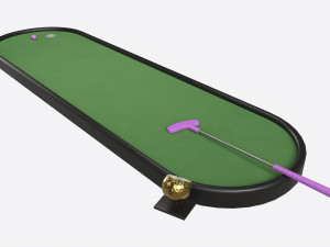 Miniature Golf Course 04 Model 3D