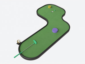 Miniature Golf Course 06 3D Model