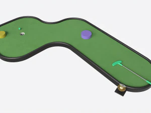Campo de Minigolfe 06 Modelo 3D