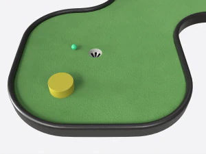 Campo de Minigolfe 06 Modelo 3D