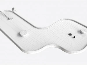 Campo de Minigolfe 06 Modelo 3D