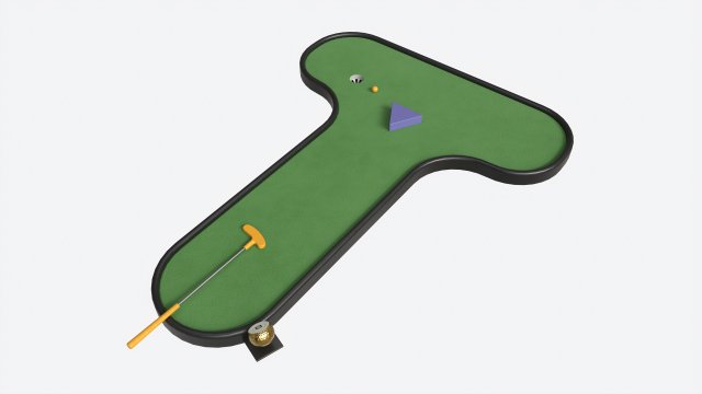 Miniature Golf Course 08 Modello 3D .c4d .max .obj .3ds .fbx .stl .blend 