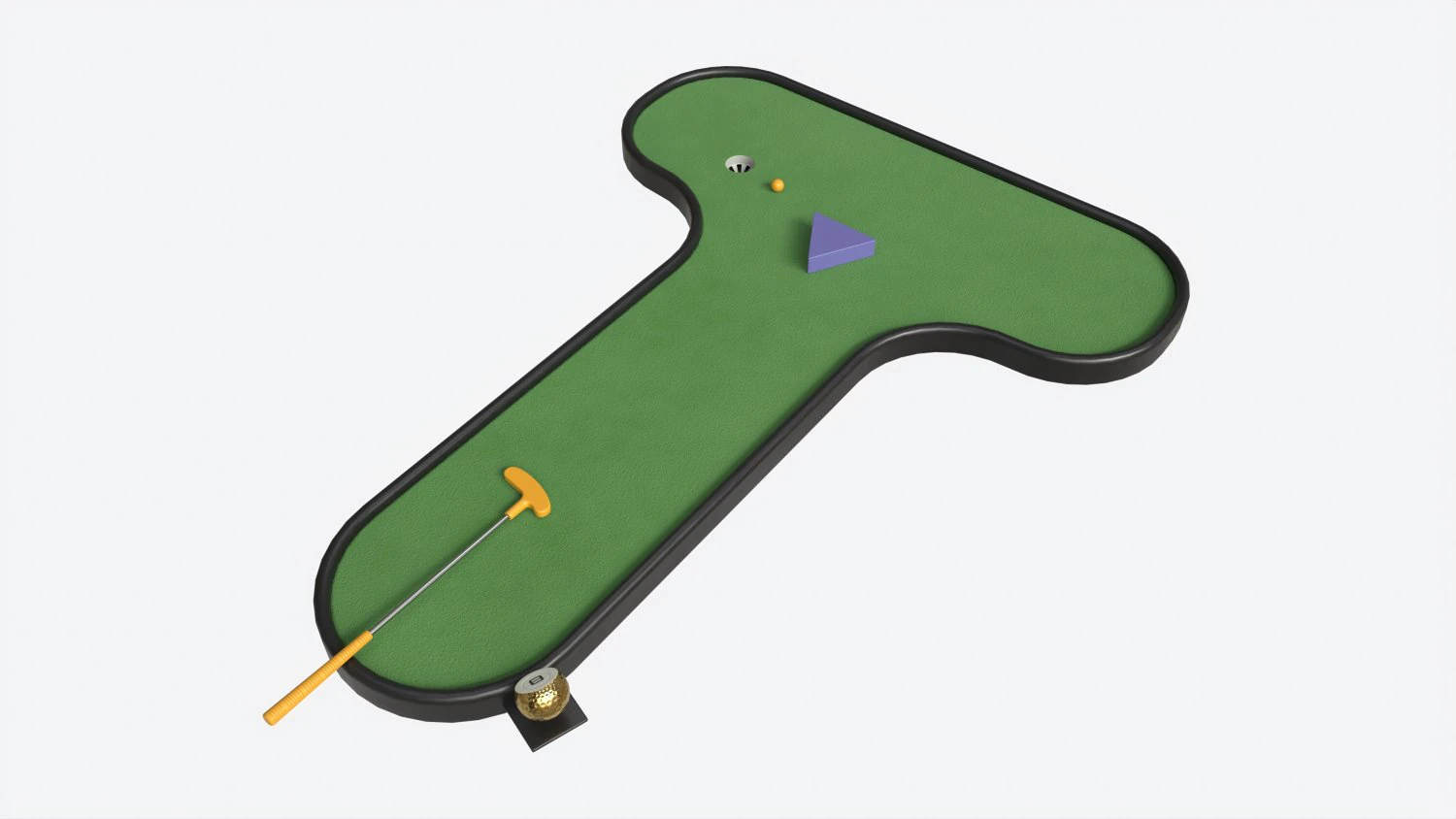 Campo de Minigolfe 08 Modelo 3D .c4d .max .obj .3ds .fbx .stl .blend 