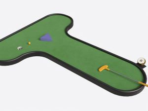 Miniature Golf Course 08 Modello 3D