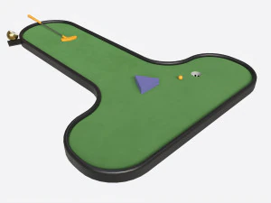 Campo de Minigolfe 08 Modelo 3D