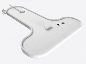 Miniature Golf Course 08 Modello 3D
