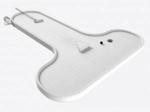 Campo de Minigolfe 08 Modelo 3D