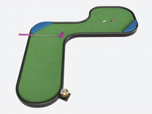Miniature Golf Course 09 3D Model