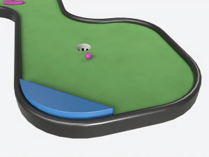 Campo de Minigolfe 09 Modelo 3D