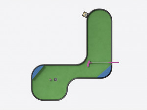 Miniature Golf Course 09 Model 3D