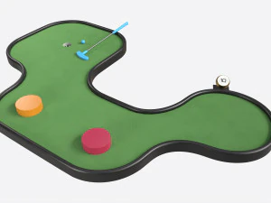 Miniature Golf Course 10 3D Model