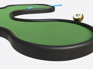 Miniature Golf Course 10 3D Model