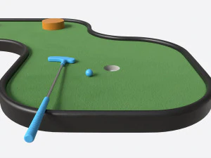 Miniature Golf Course 10 3D Model