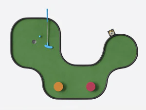 Miniature Golf Course 10 3D Model