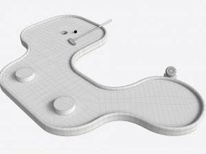 Miniature Golf Course 10 3D Model