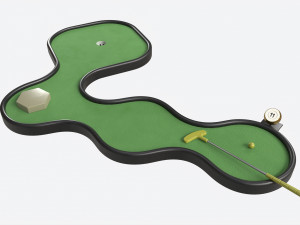 Miniature Golf Course 11 3Dモデル
