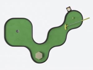Miniature Golf Course 11 3Dモデル