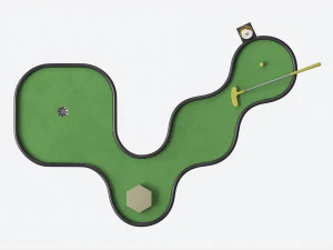 Miniature Golf Course 11 3D Model