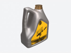 Motor Oil Can Mockup 3D Модель