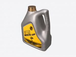 Motor Oil Can Mockup 3D Модель