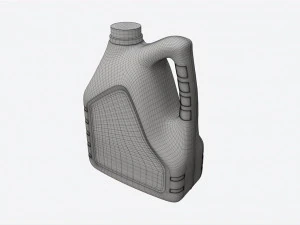 Motor Oil Can Mockup 3D Model