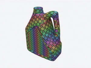 Motor Oil Can Mockup 3D Model