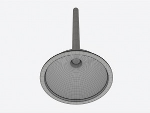Plunger with Wooden Handle Modelo 3D
