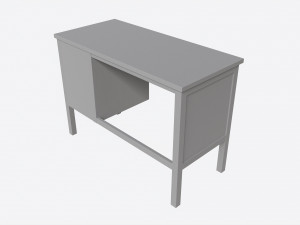 Pottery Barn Belden Desk 3D Модель