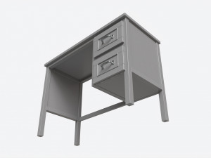 Pottery Barn Belden Desk 3D Модель